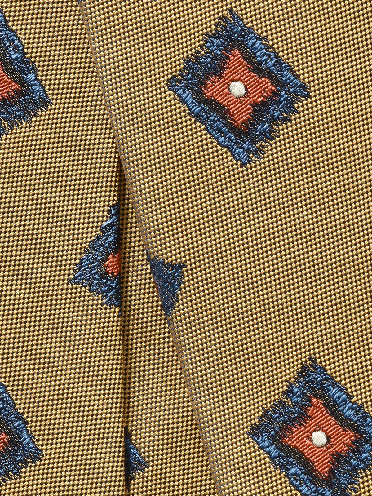 ネクタイ/fiorio/シルク/小紋 ベージュ 0