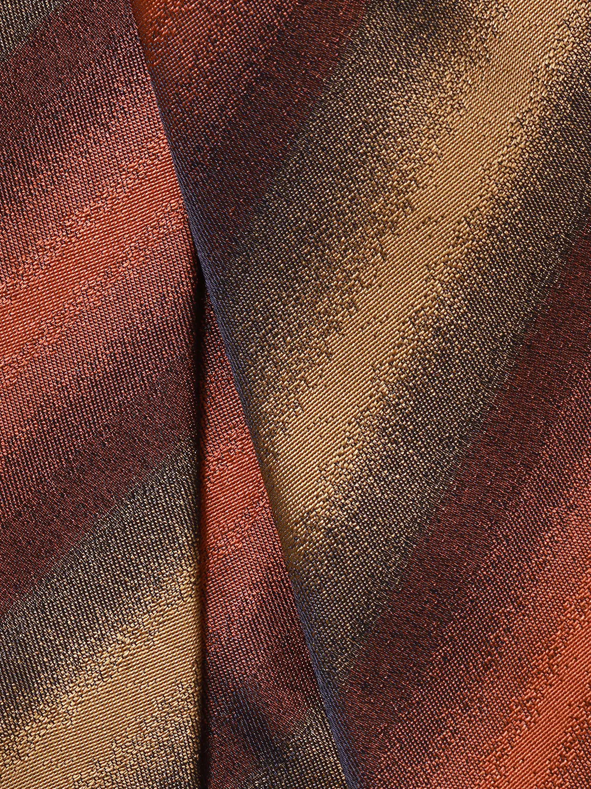 ネクタイ／fiorio／シルク／ストライプ ブラウン 0