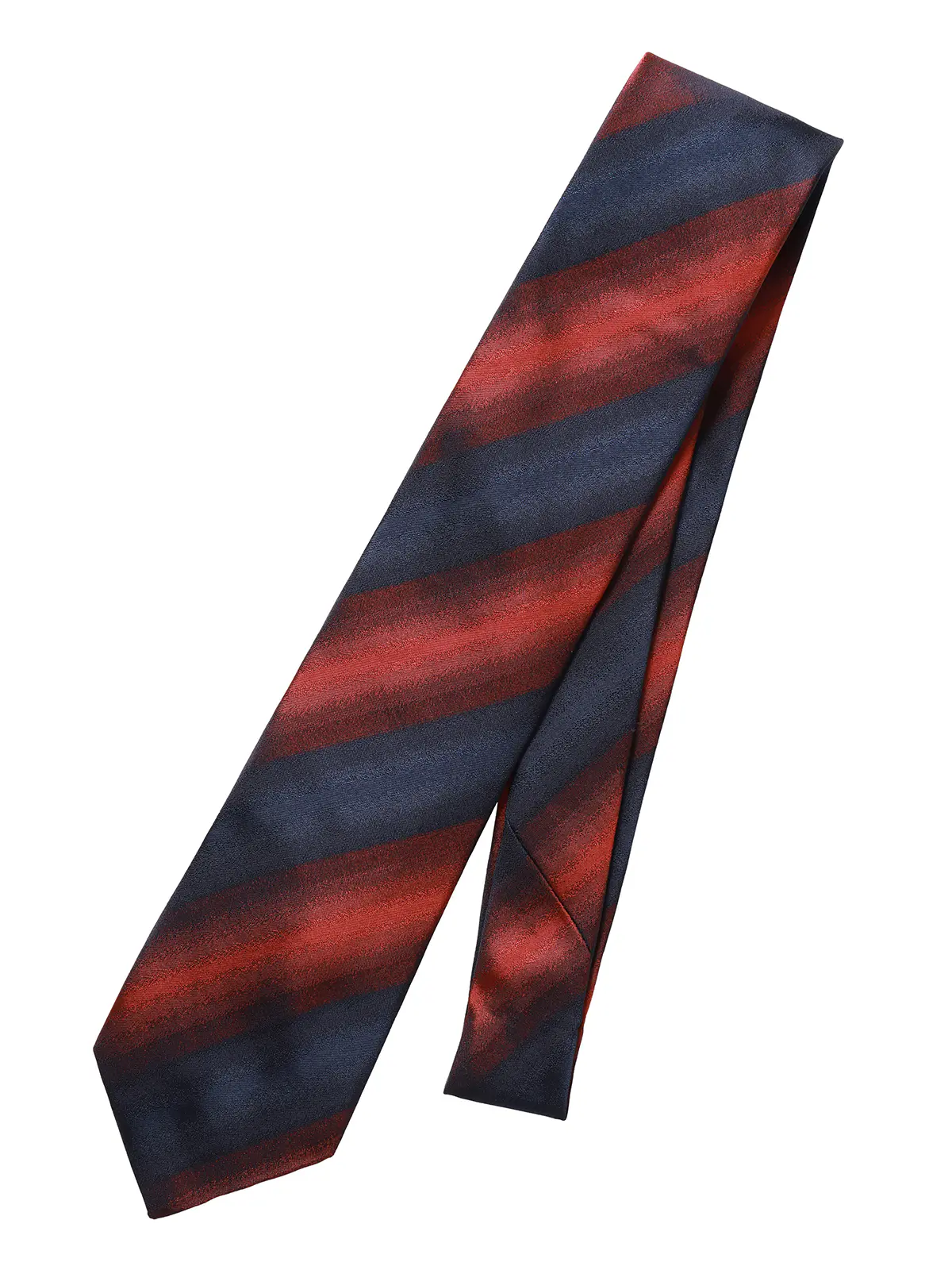 ネクタイ／fiorio／シルク／ストライプ レッド 0