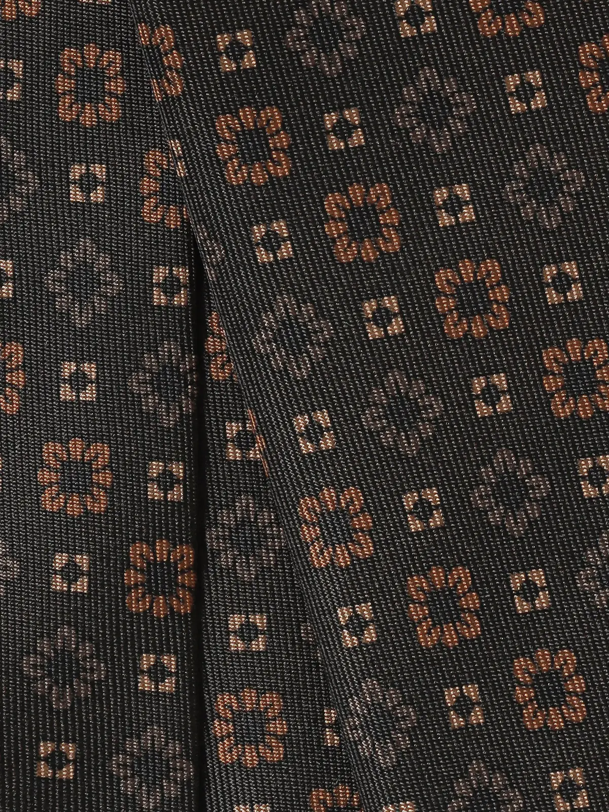 ネクタイ／Fabric by ITALY／JAPAN MADE／シルク／小紋 グレー 0