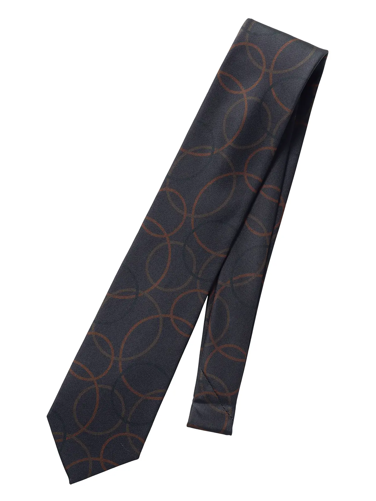 ネクタイ／Fabric by ITALY／JAPAN MADE／シルク／総柄 ネイビー 0