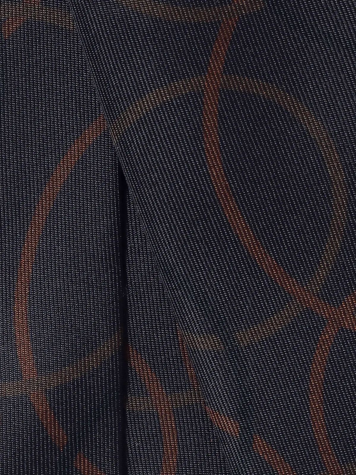 ネクタイ／Fabric by ITALY／JAPAN MADE／シルク／総柄 ネイビー 0