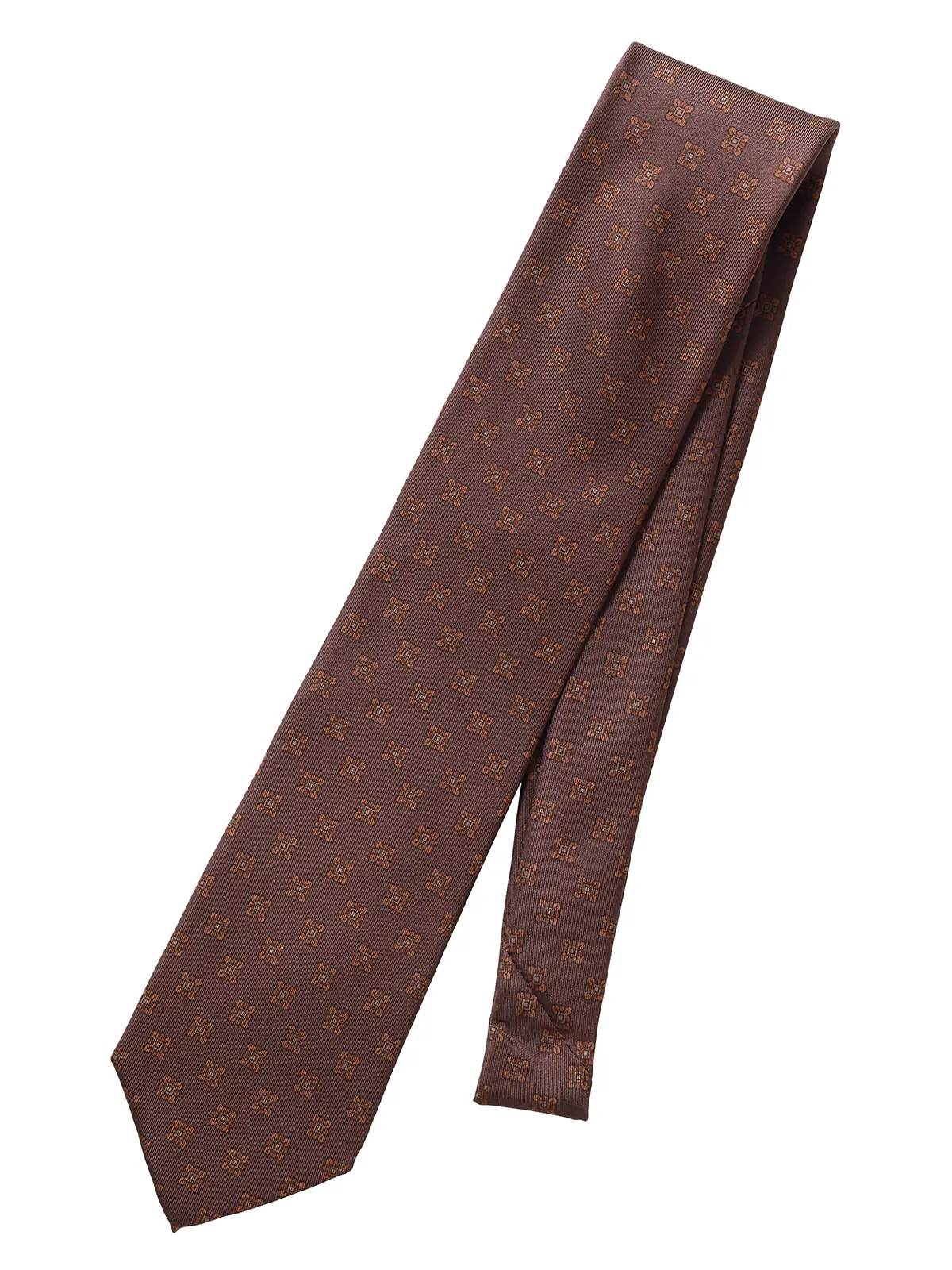 ネクタイ/Fabric by ITALY/JAPAN MADE/シルク/小紋 パープル 0