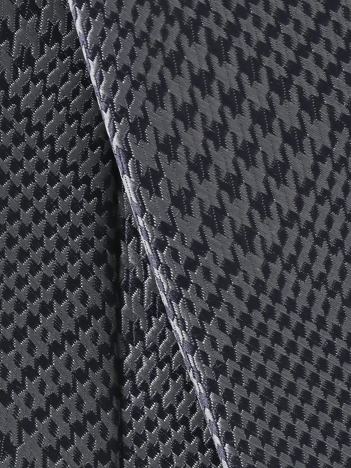 ネクタイ／ポリエステル／グレンチェック グレー 0