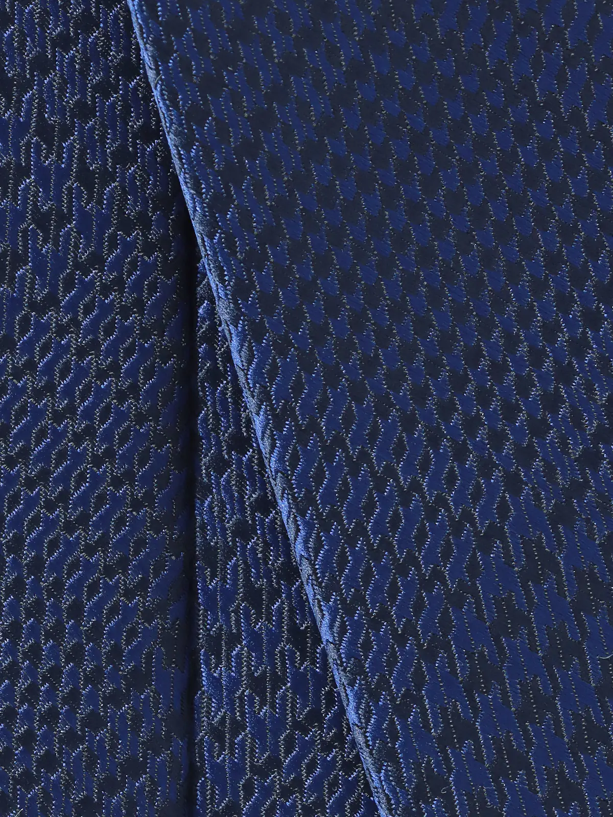 ネクタイ／ポリエステル／グレンチェック ネイビー 0