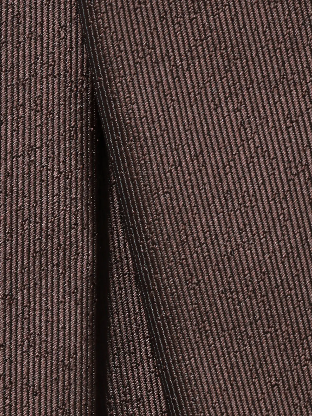 ネクタイ/ポリエステル/無地 ブラウン 0