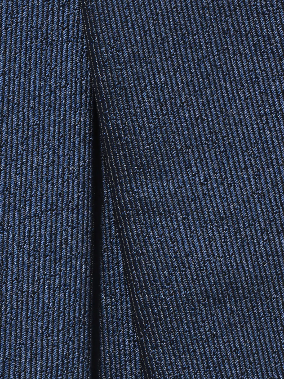 ネクタイ／ポリエステル／無地 ネイビー 0