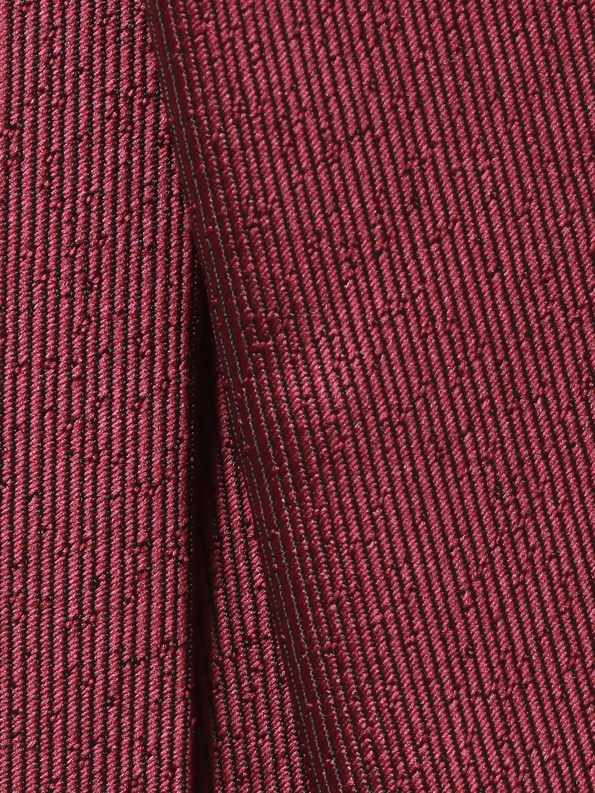 ネクタイ／ポリエステル／無地 レッド 0