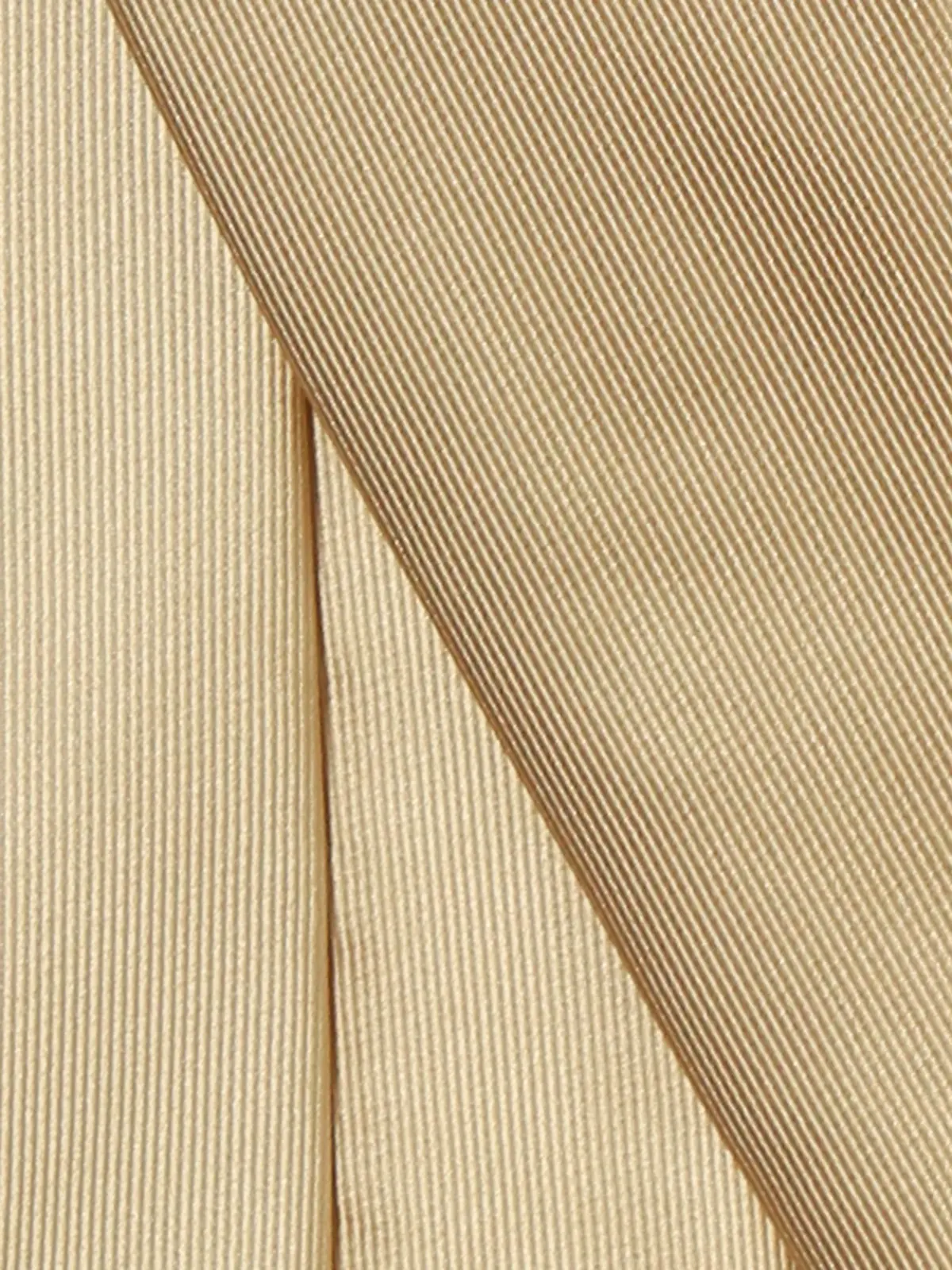 ネクタイ／ポリエステル／無地 ベージュ 0