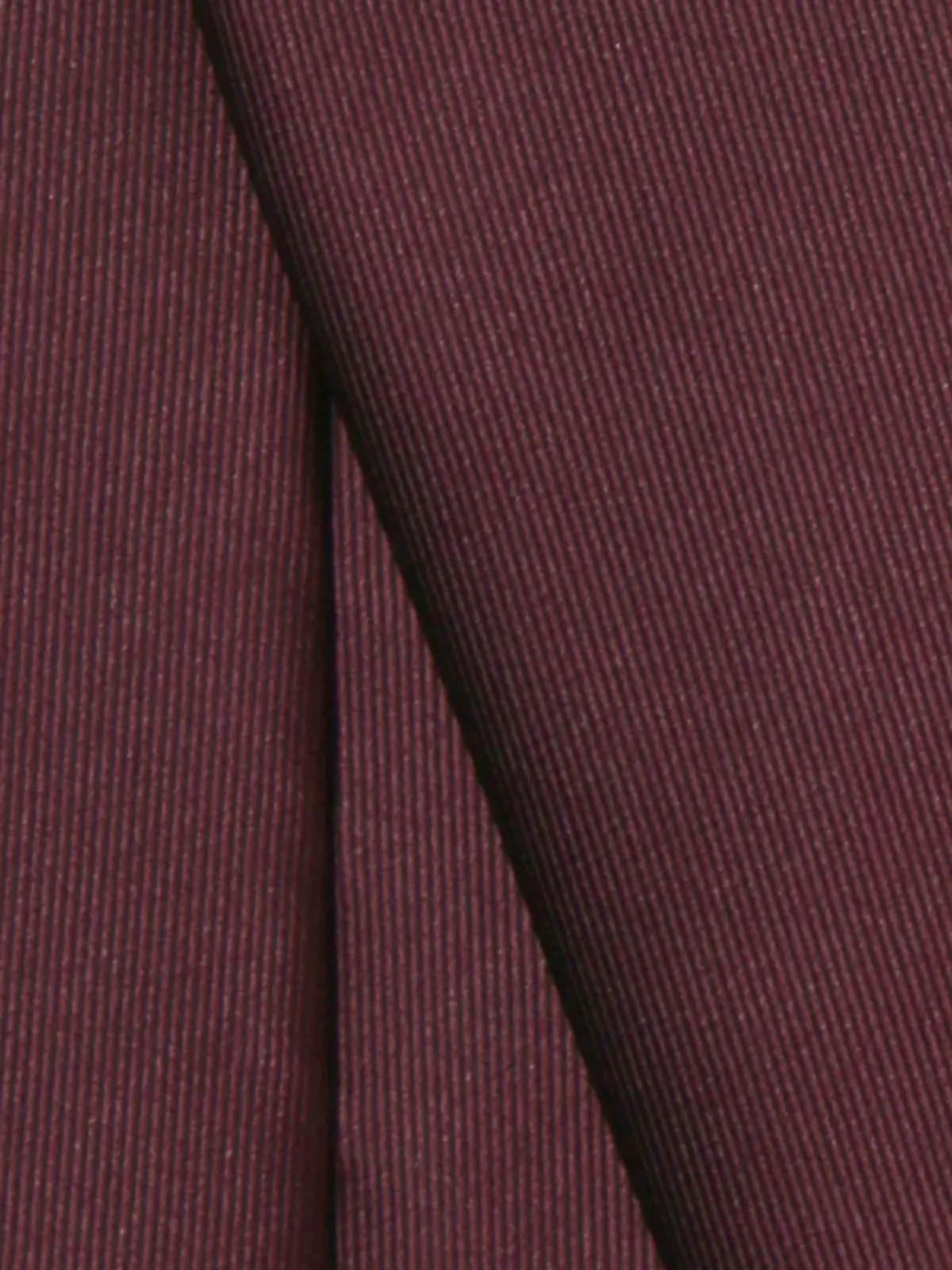 ネクタイ／ポリエステル／無地 レッド 0