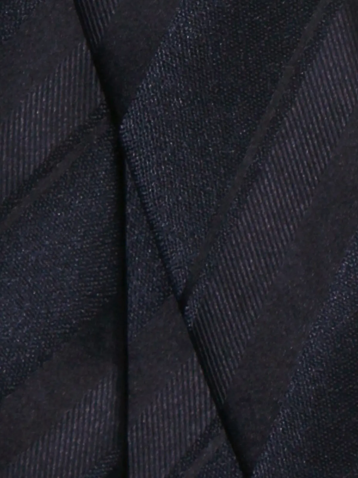 ネクタイ／シルクポリエステル／シャドーストライプ ネイビー 0