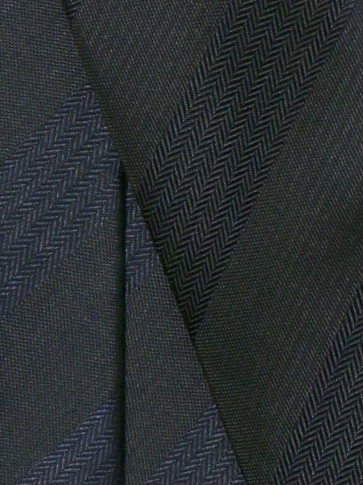 ネクタイ／シルクポリエステル／ストライプ ネイビー 0