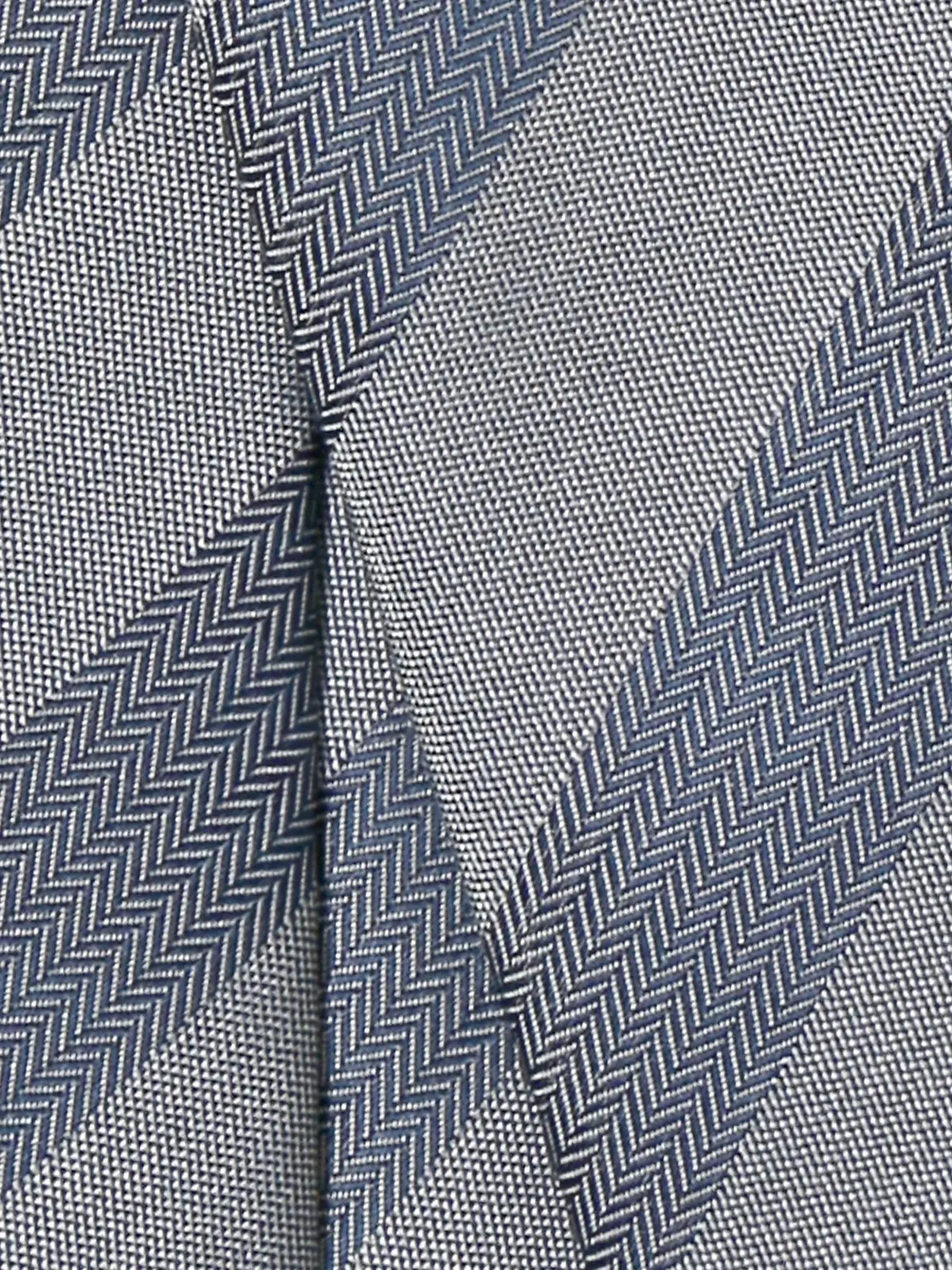 ネクタイ／シルクポリエステル／ストライプ サックス 0