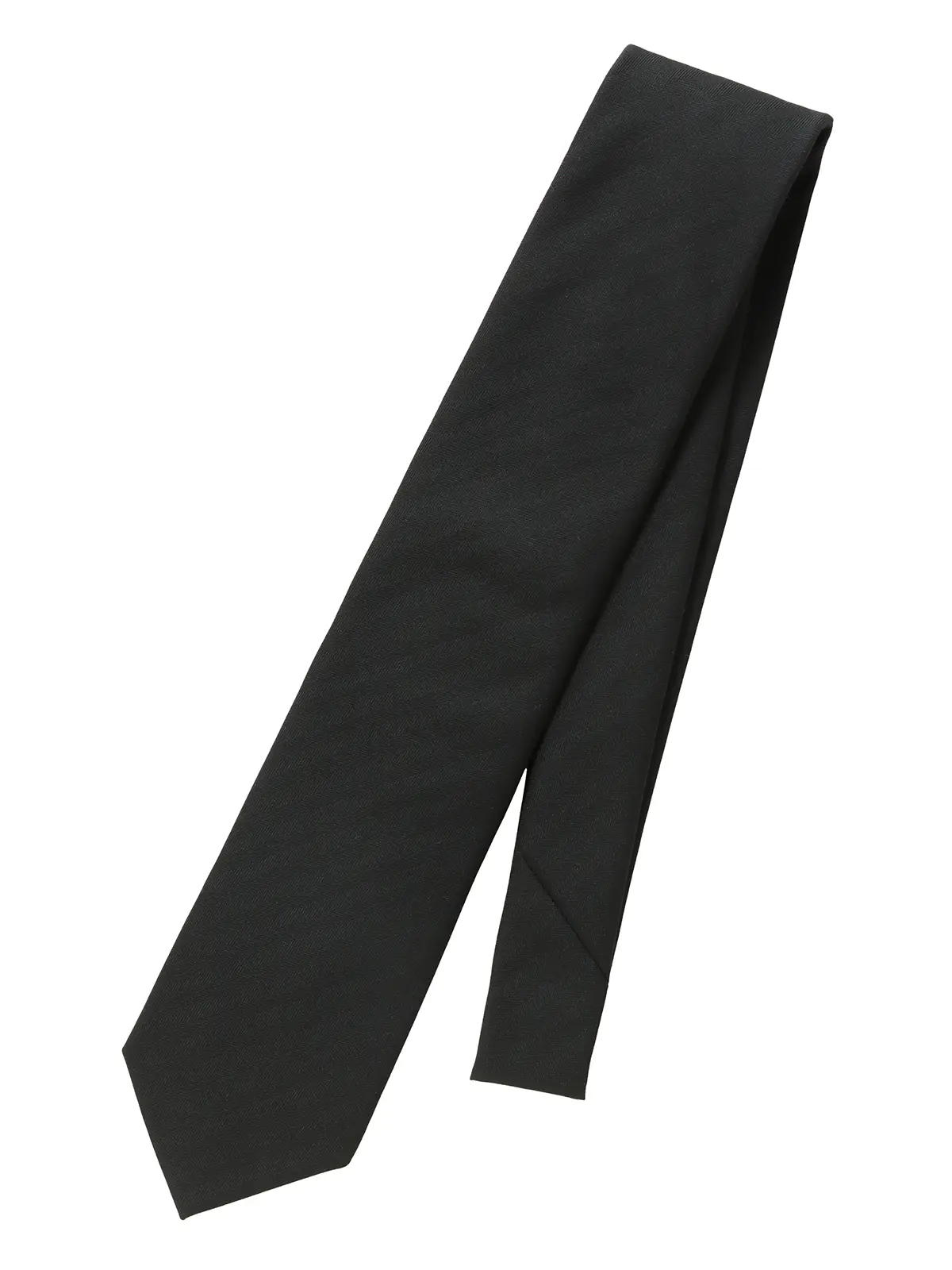 ネクタイ/Carreman/JAPAN MADE/ポリエステルレーヨン/織柄 ブラック 0