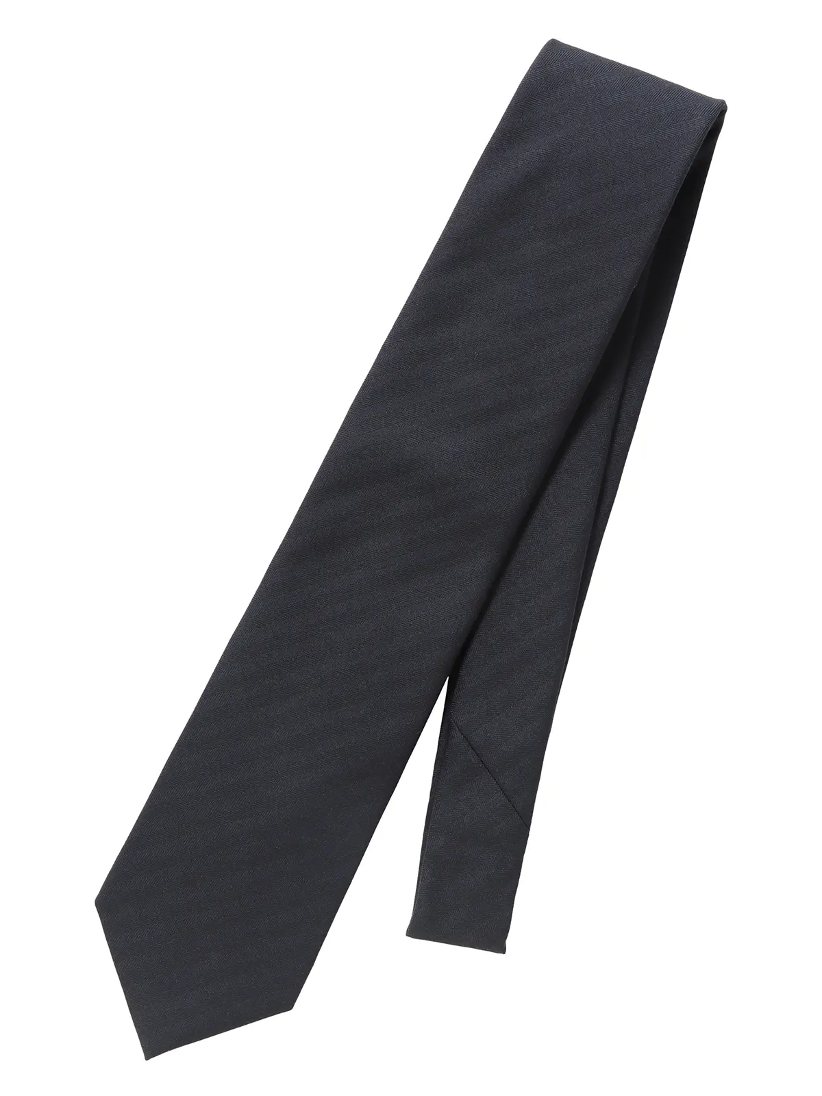 ネクタイ／Carreman／JAPAN MADE／ポリエステルレーヨン／織柄 ネイビー 2