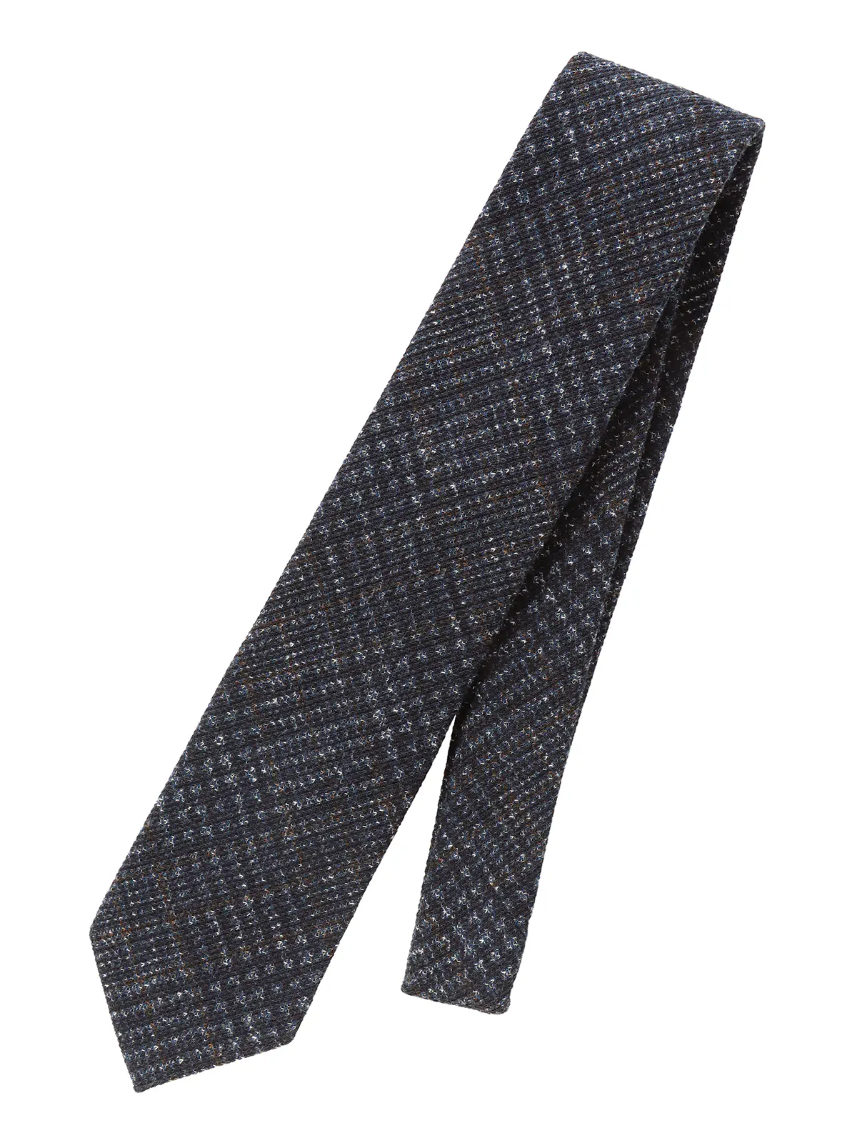 ネクタイ／LANIFICIO ROMA／JAPAN MADE／コットンブレンド／グレンチェック ネイビー 0