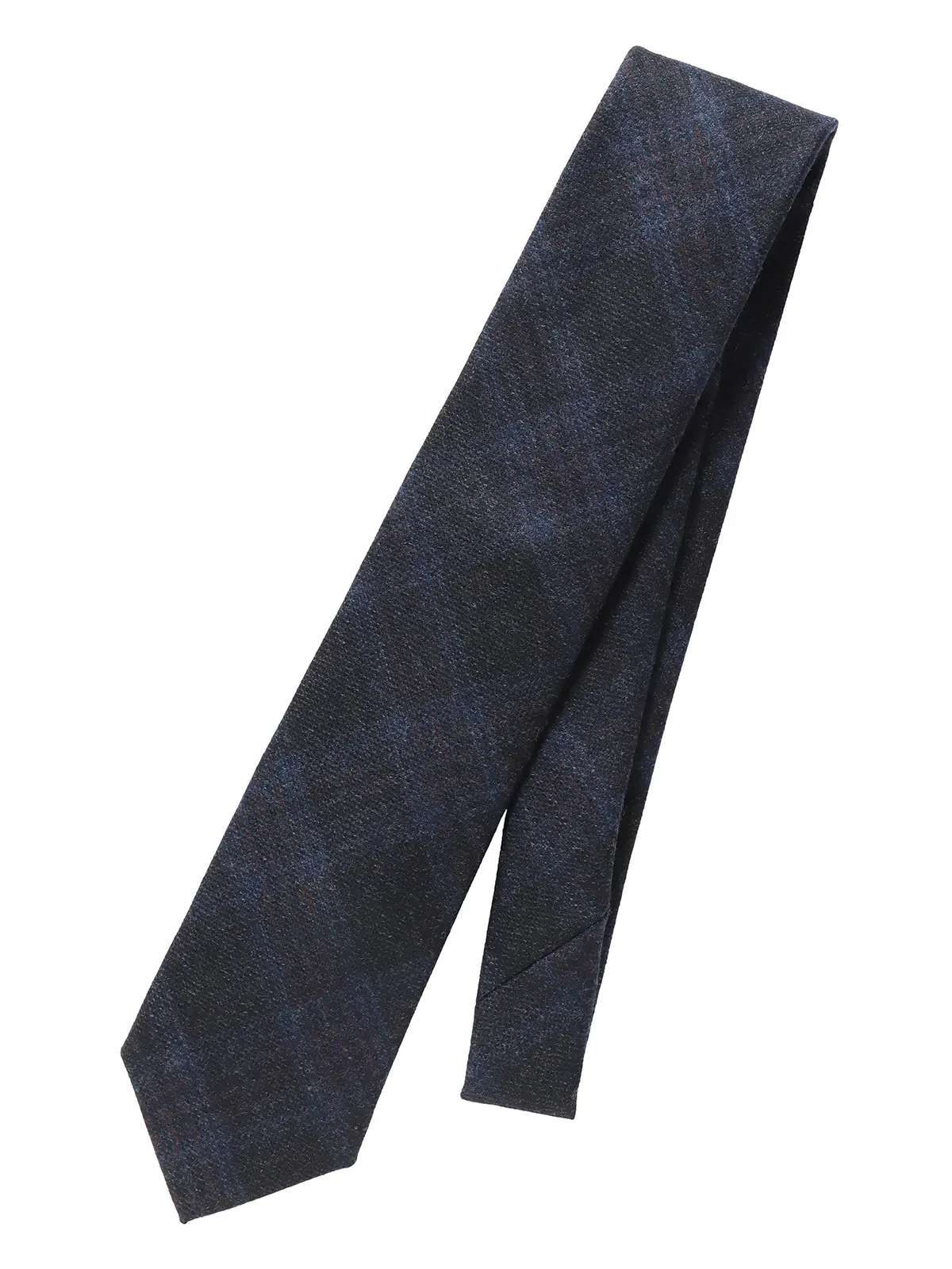 ネクタイ／Lanificio di Pray／JAPAN MADE／ウール／グレンチェック ネイビー 0