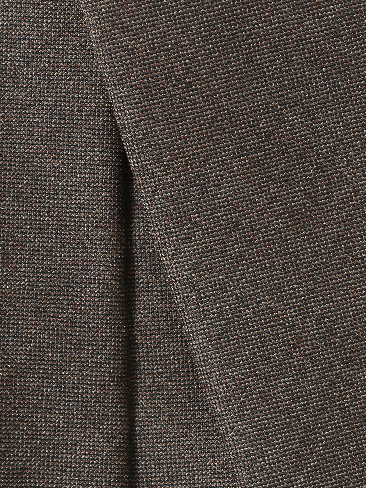 ネクタイ／CANONICO／JAPAN MADE／ウール／無地 ブラウン 0