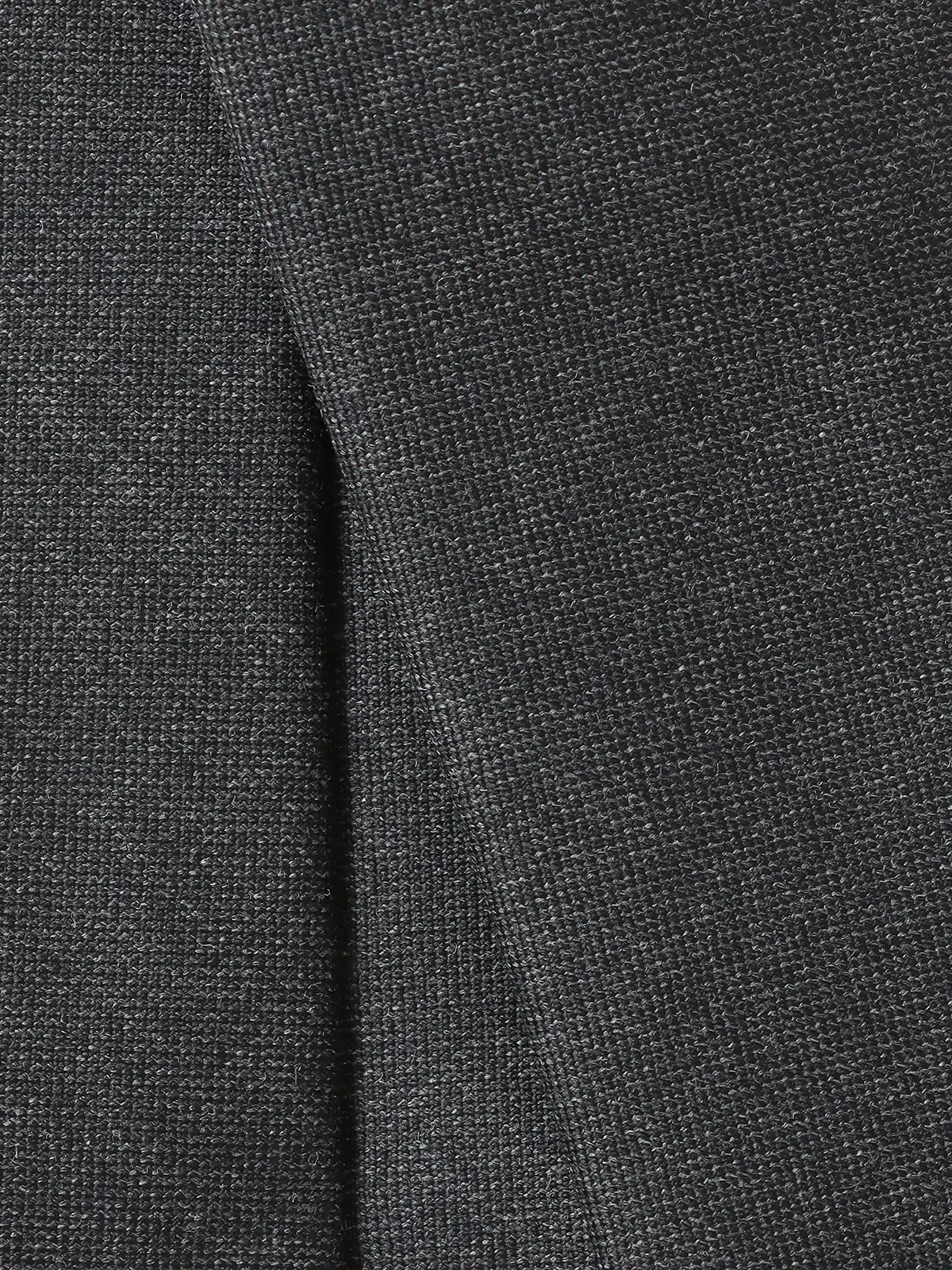 ネクタイ／CANONICO／JAPAN MADE／ウール／無地 チャコール 0