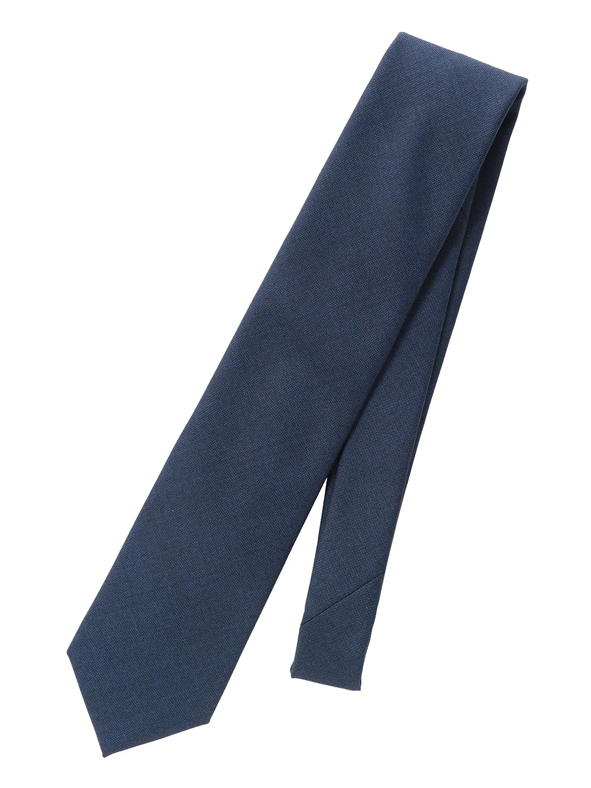 ネクタイ／CANONICO／JAPAN MADE／ウール／無地 ネイビー 1
