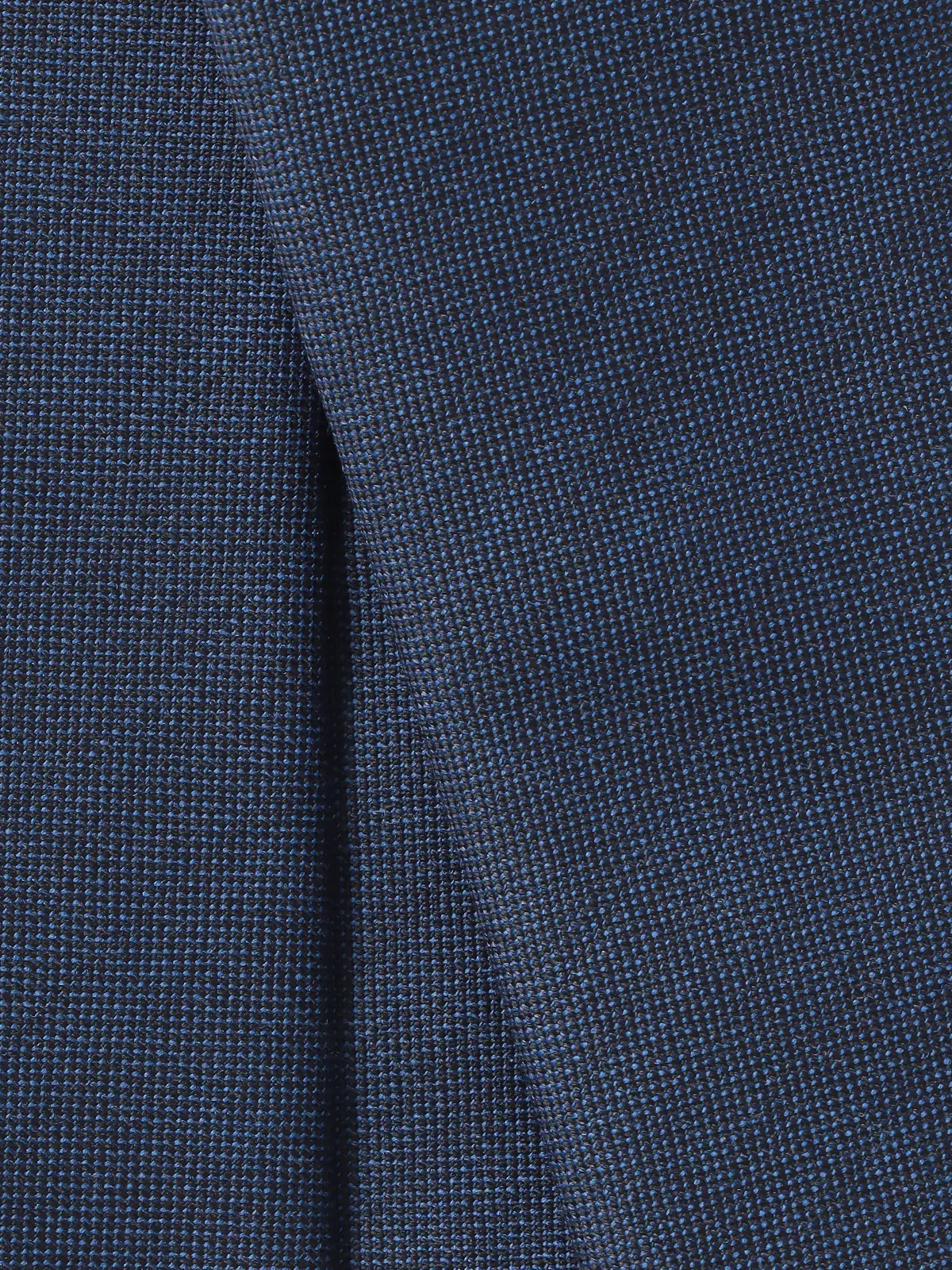 ネクタイ／CANONICO／JAPAN MADE／ウール／無地 ネイビー 1