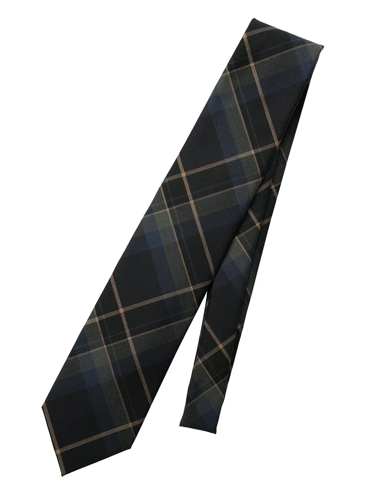 ネクタイ／REDA／JAPAN MADE／ウール／チェック ネイビー 0