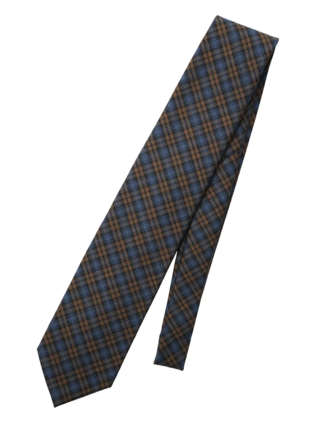 ネクタイ／REDA／JAPAN MADE／ウール／チェック ネイビー 1