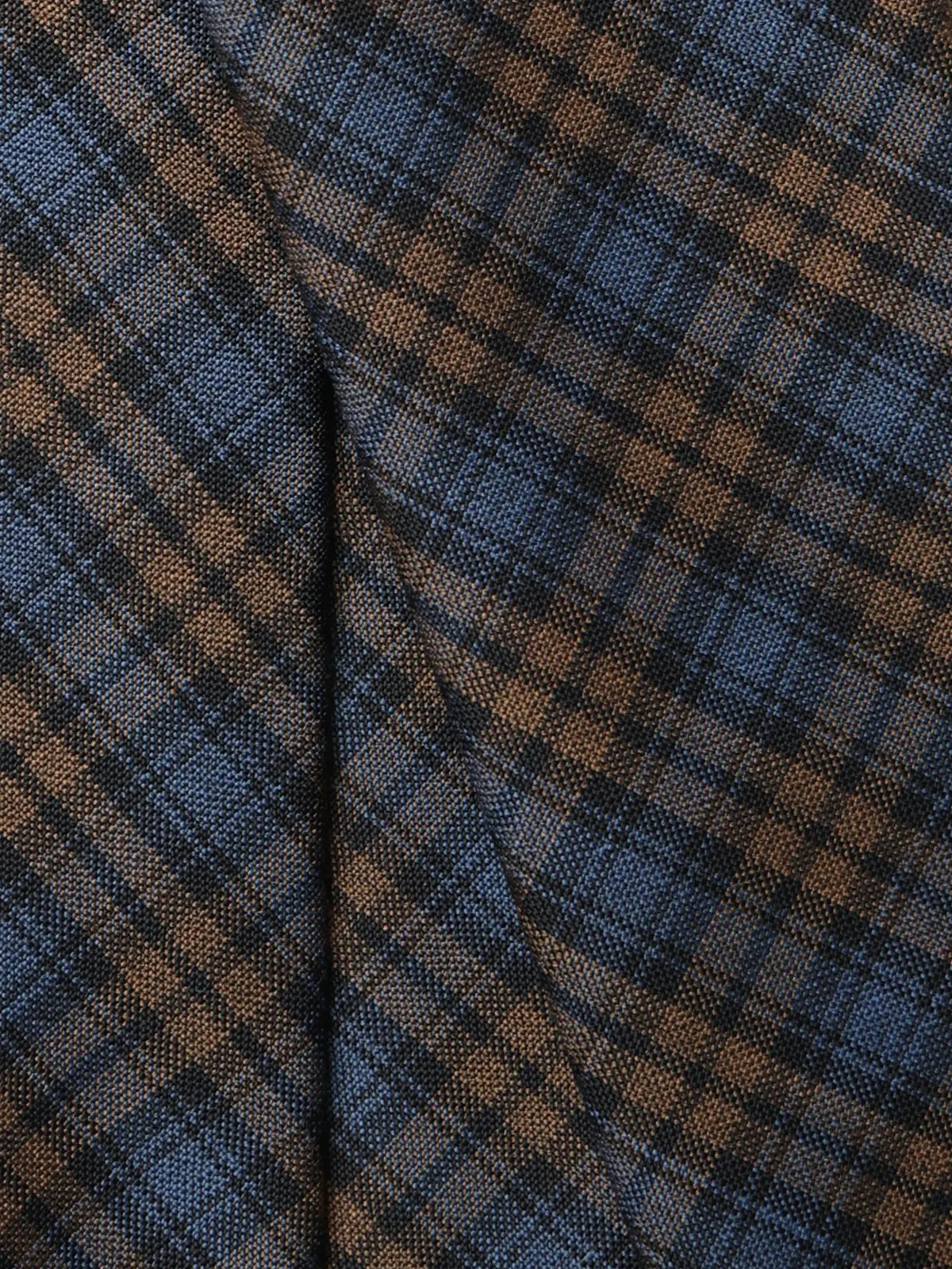 ネクタイ／REDA／JAPAN MADE／ウール／チェック ネイビー 1