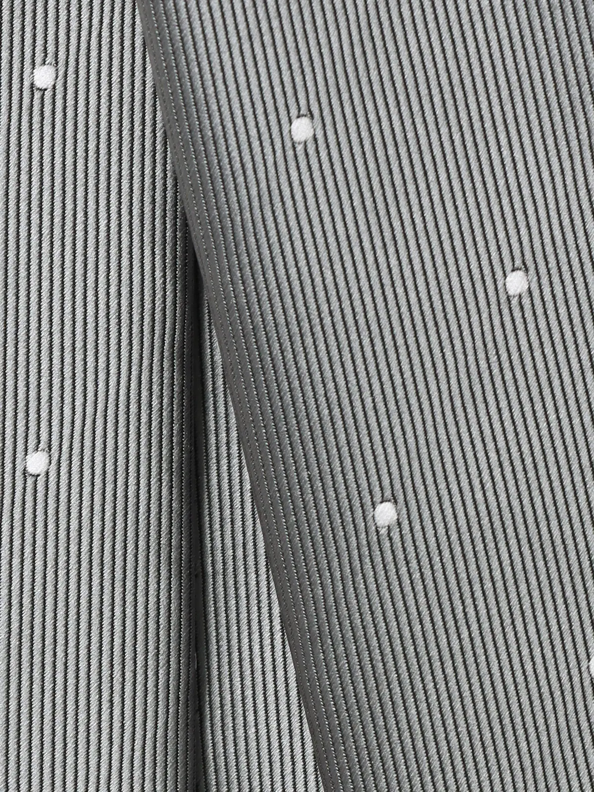 ナロータイ/ポリエステル/ドット グレー 0