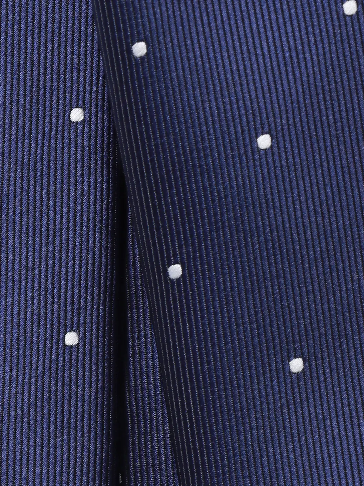 ナロータイ／ポリエステル／ドット ネイビー 0