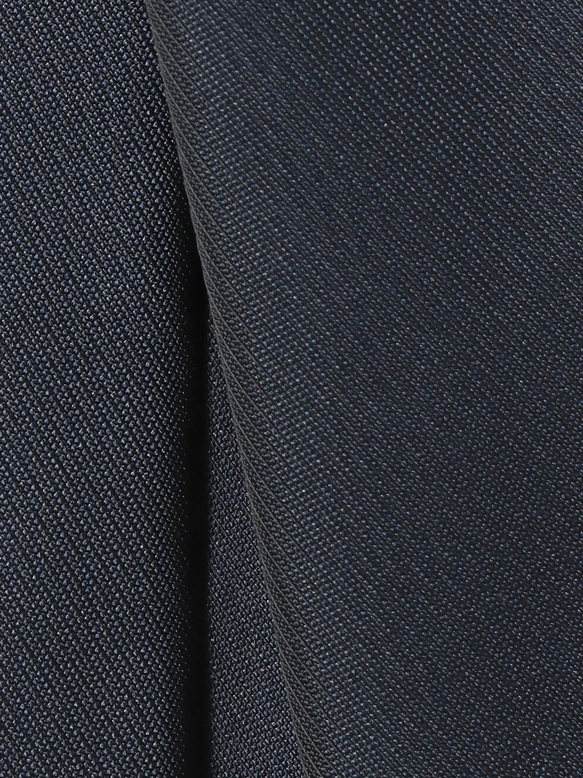 ナロータイ／ポリエステル／無地 ネイビー 0