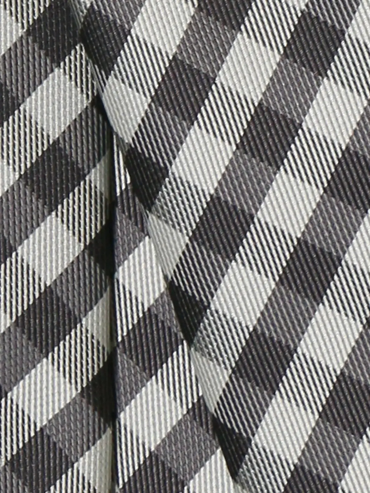 ナロータイ／ポリエステル／ギンガムチェック ブラック 0