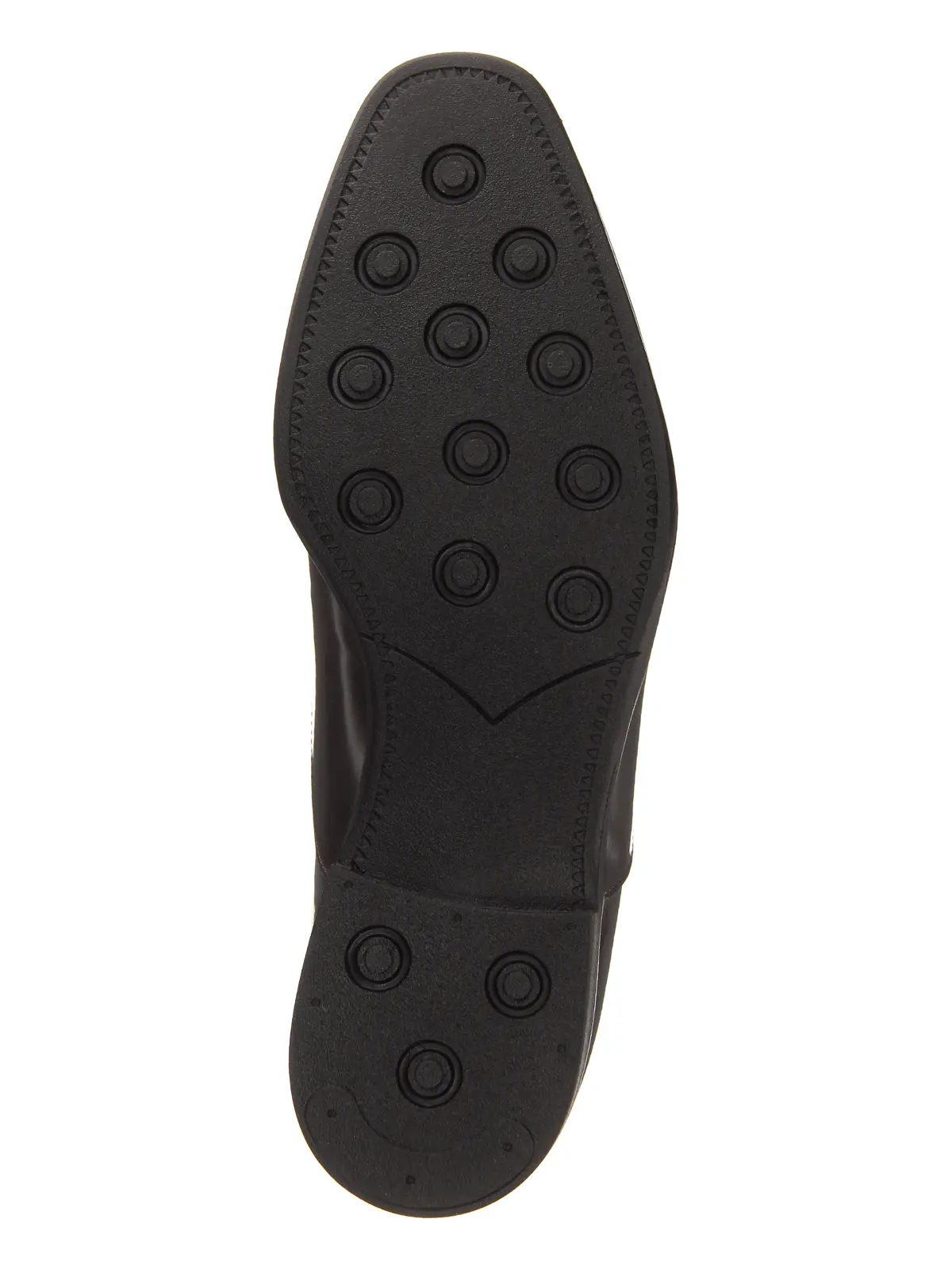 美脚SELF UPGRADEシューズ／ストレートチップシューズ／高インヒール内蔵／ガラスレザー ブラウン 24.5cm