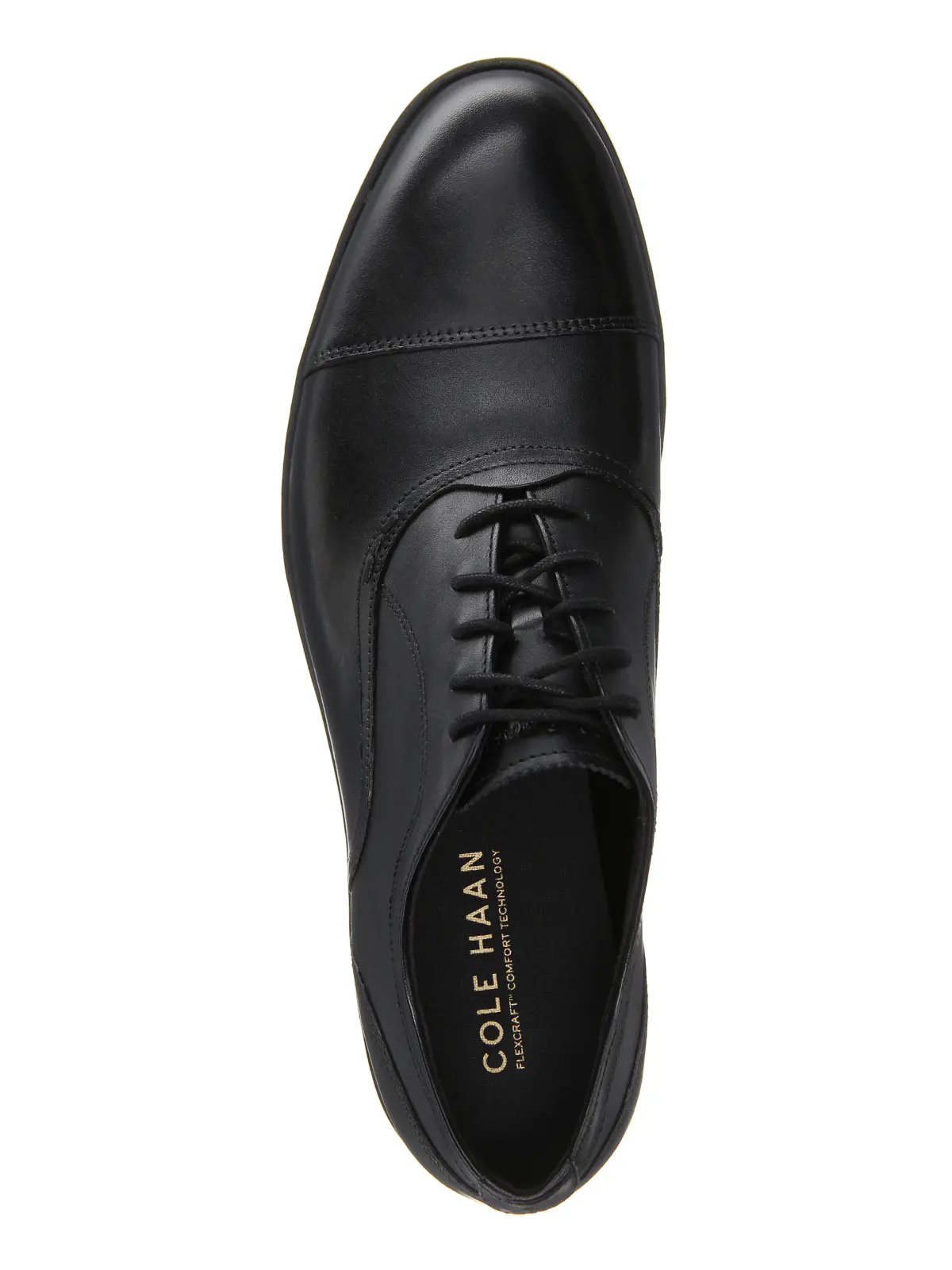 ストレートチップシューズ／COLE HAAN／カウレザー／オックスフォード ブラック 24.5cm