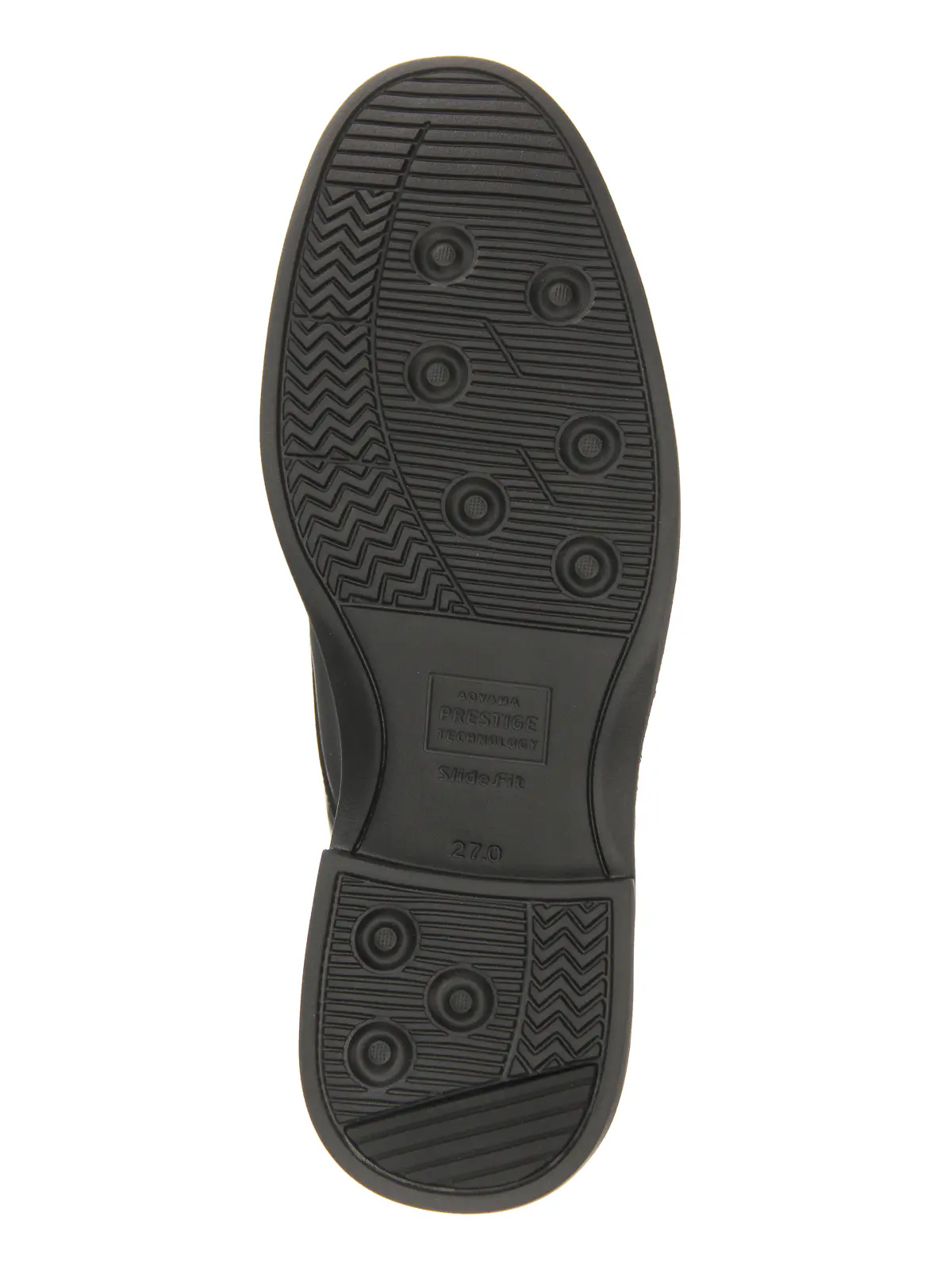 みんなの靴／ストレートチップシューズ／軽量／PRESTIGE TECHNOLOGY／Slide Fit ブラック 24.5cm