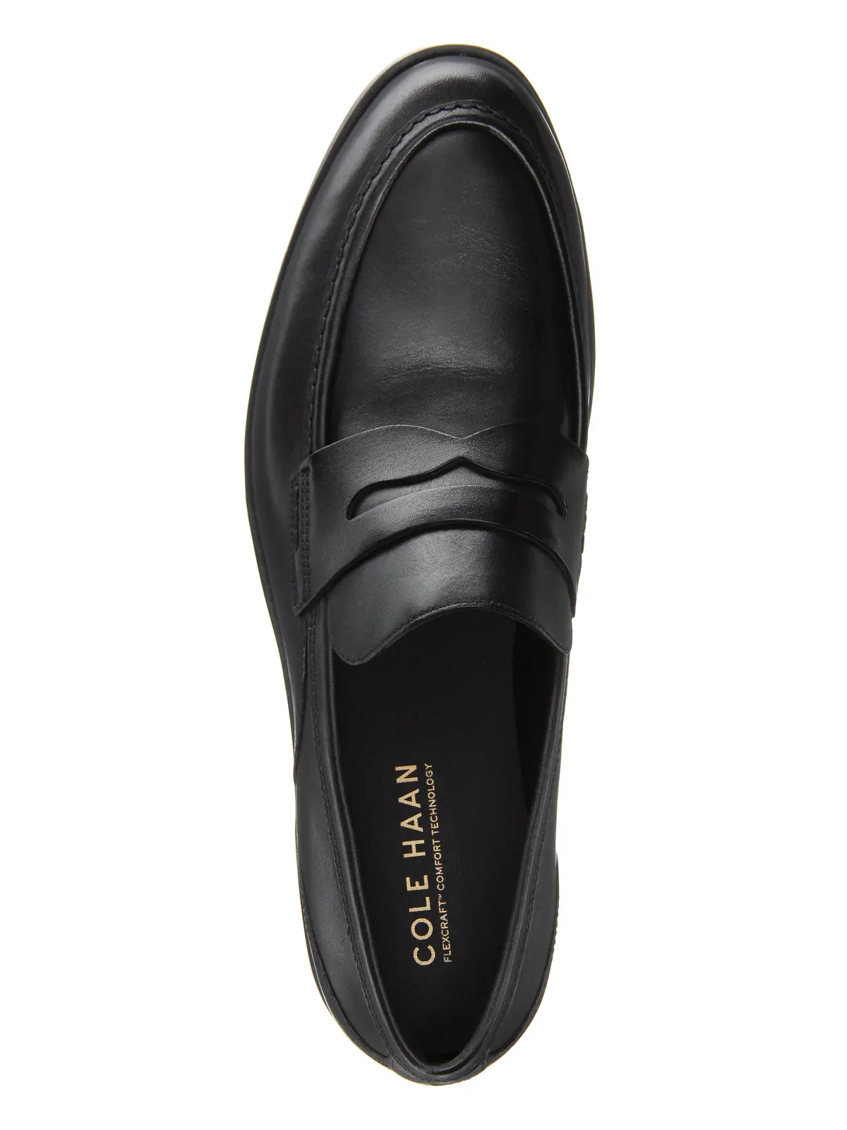 ペニーローファー／COLE HAAN／カウレザー ブラック 25.5cm