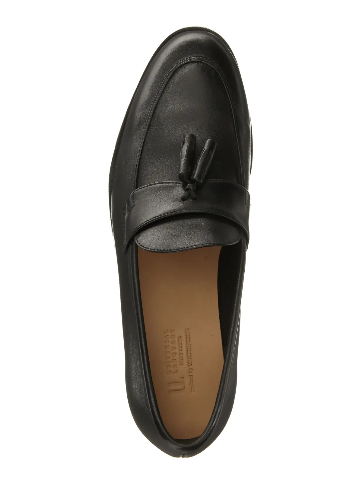 タッセルローファー／UNION IMPERIAL監修／アンライニング／カーフレザー ブラック 24.5cm