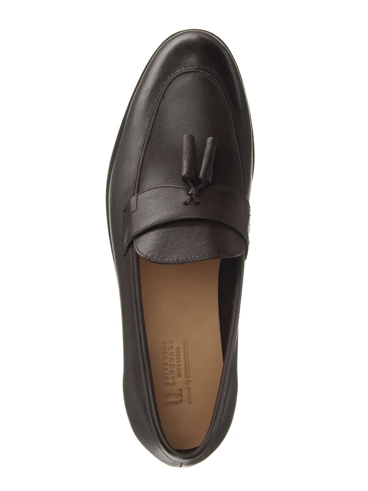 タッセルローファー/UNION IMPERIAL監修/アンライニング/カーフレザー ブラウン 24.5cm