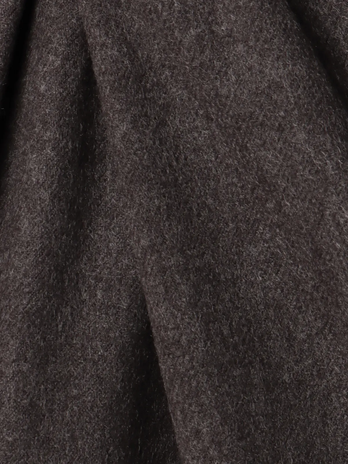 マフラー／アクリル／無地 ブラウン F