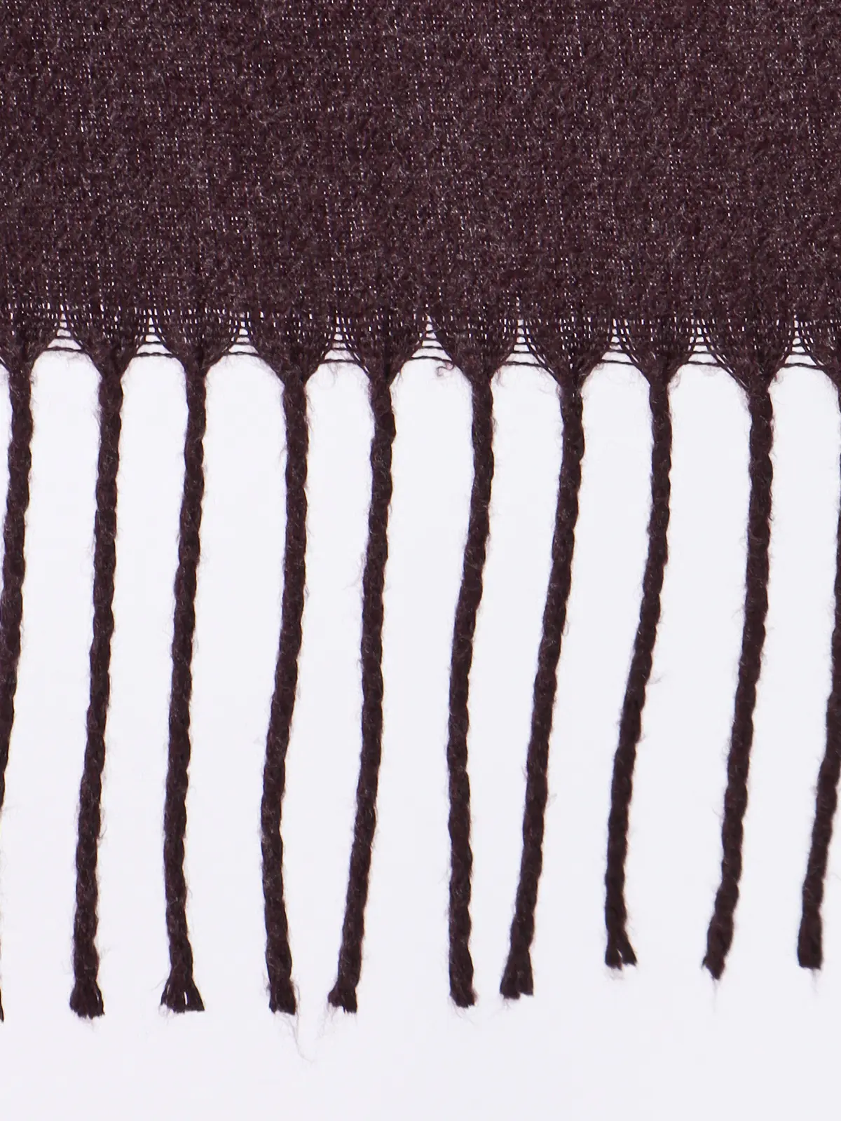 マフラー／アクリル／無地 ボルドー F