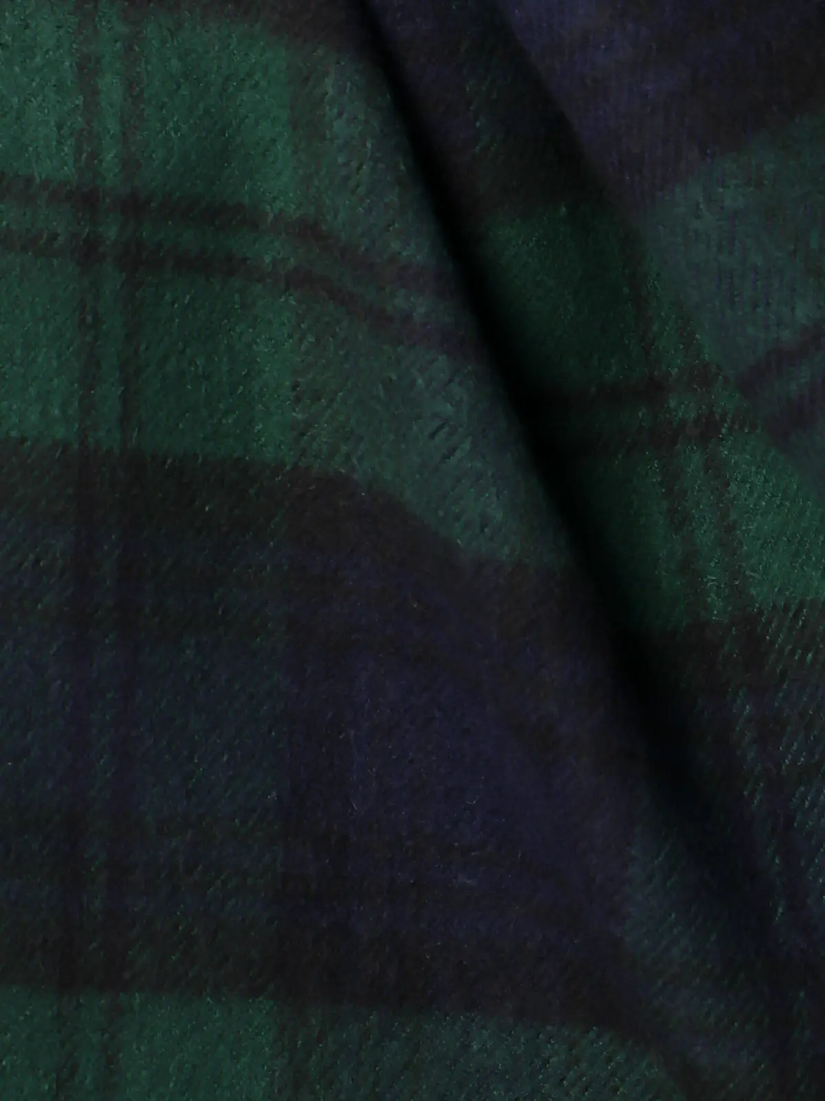 マフラー/アクリル/チェック グリーン F