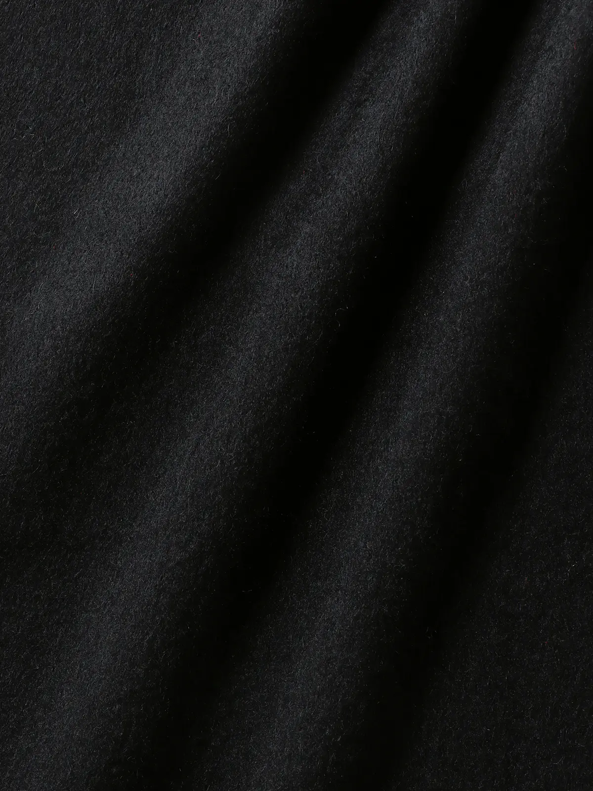 マフラー／カシミヤ／無地 ブラック F