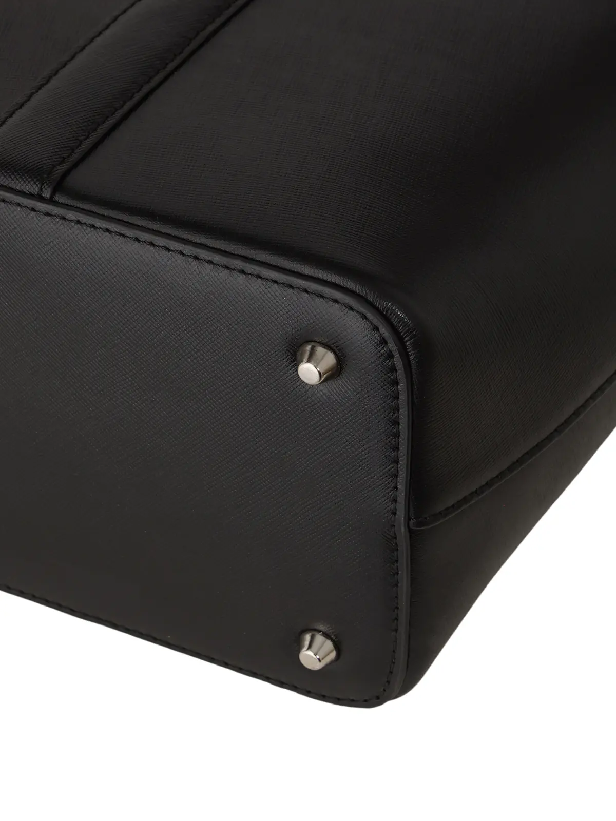 トートバッグ／SEEKER別注／サフィアーノレザー ブラック F