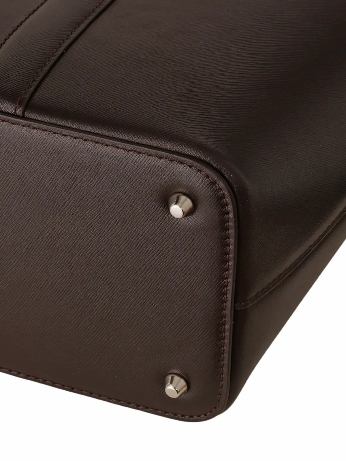 トートバッグ／SEEKER別注／サフィアーノレザー ブラウン F