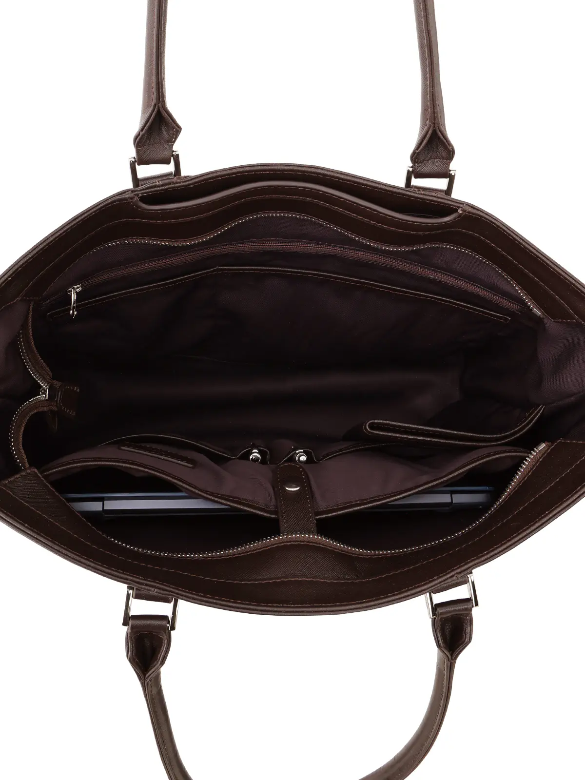 トートバッグ／SEEKER別注／サフィアーノレザー ブラウン F