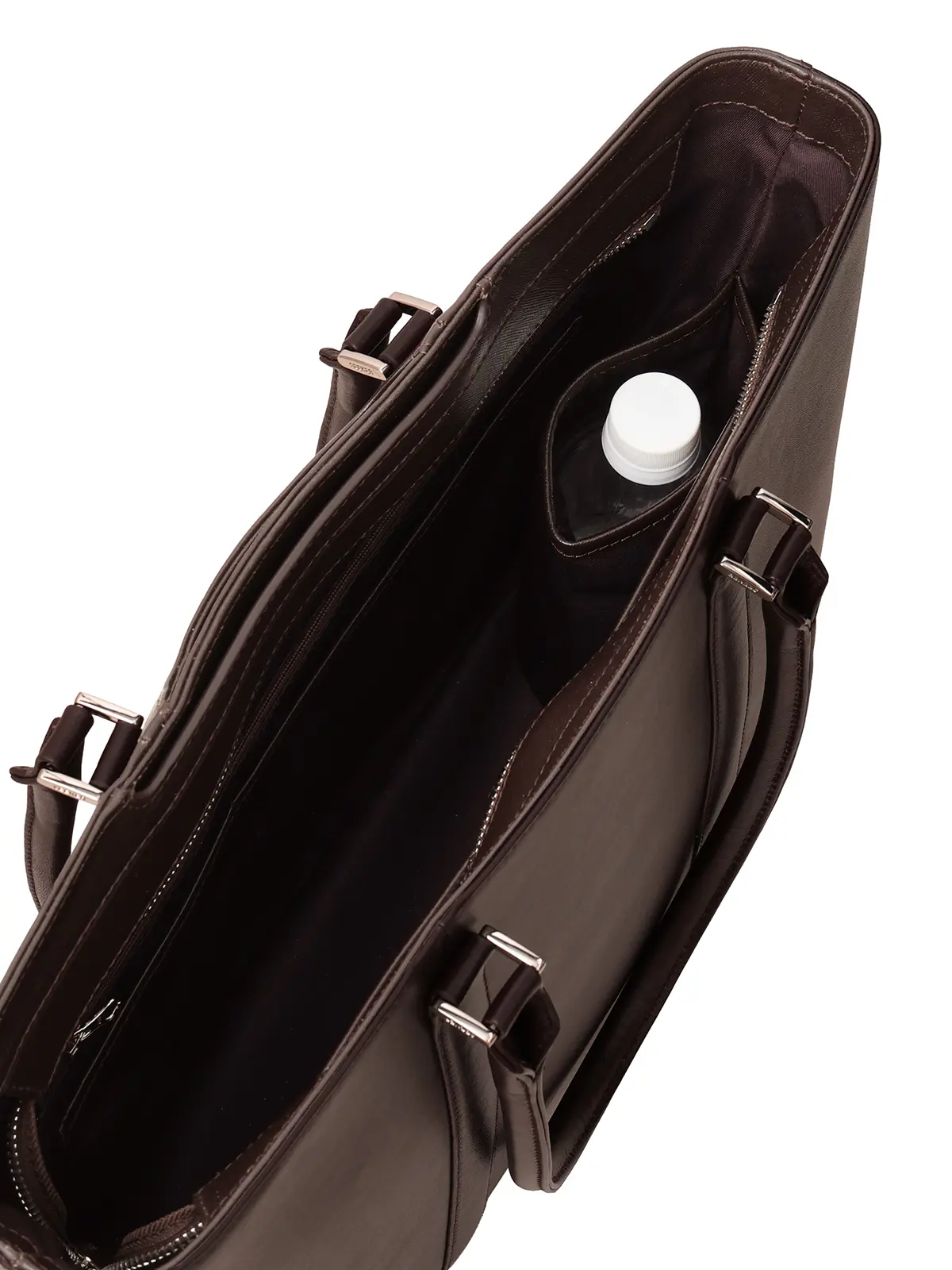 トートバッグ／SEEKER別注／サフィアーノレザー ブラウン F