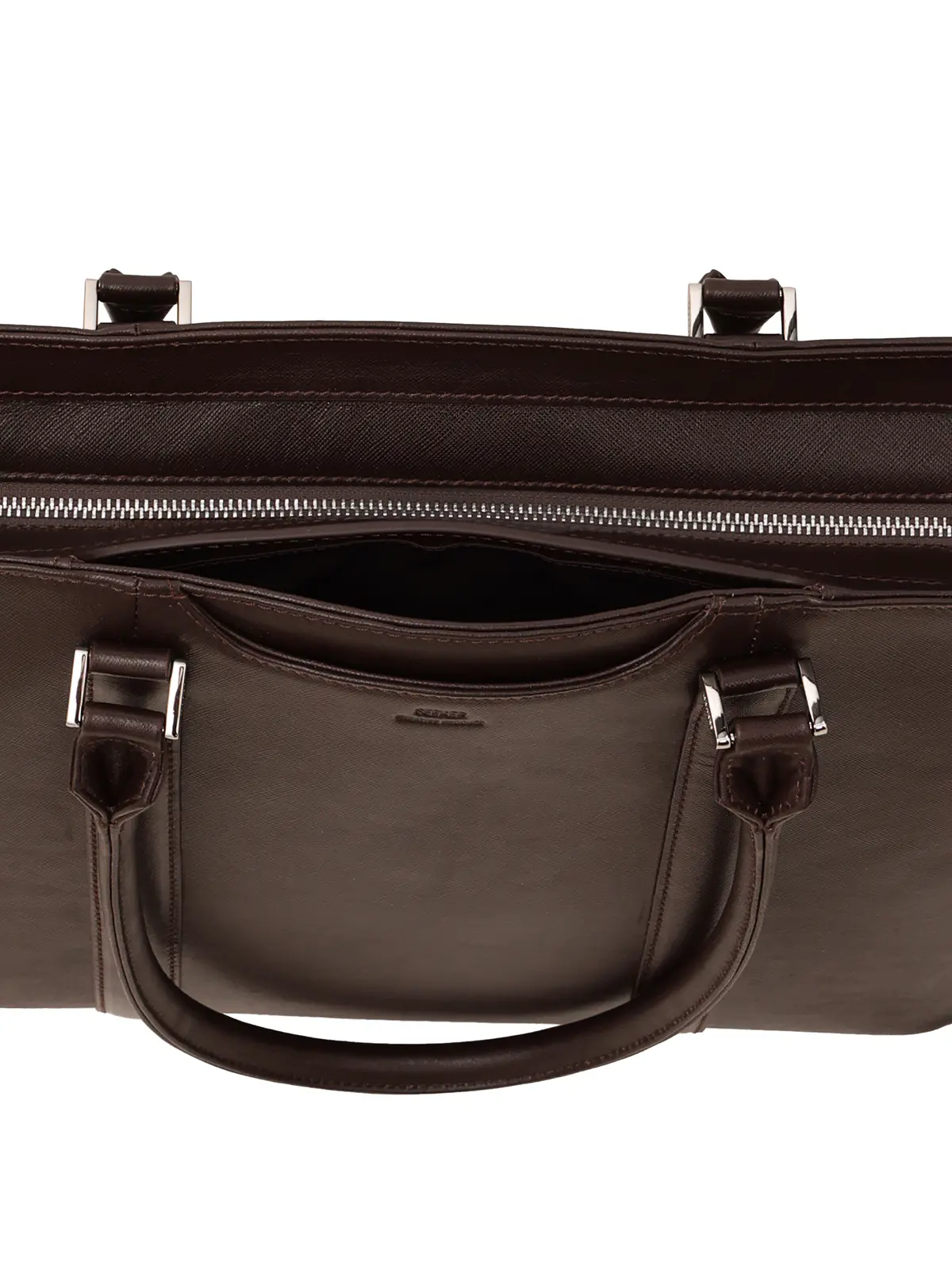 トートバッグ／SEEKER別注／サフィアーノレザー ブラウン F