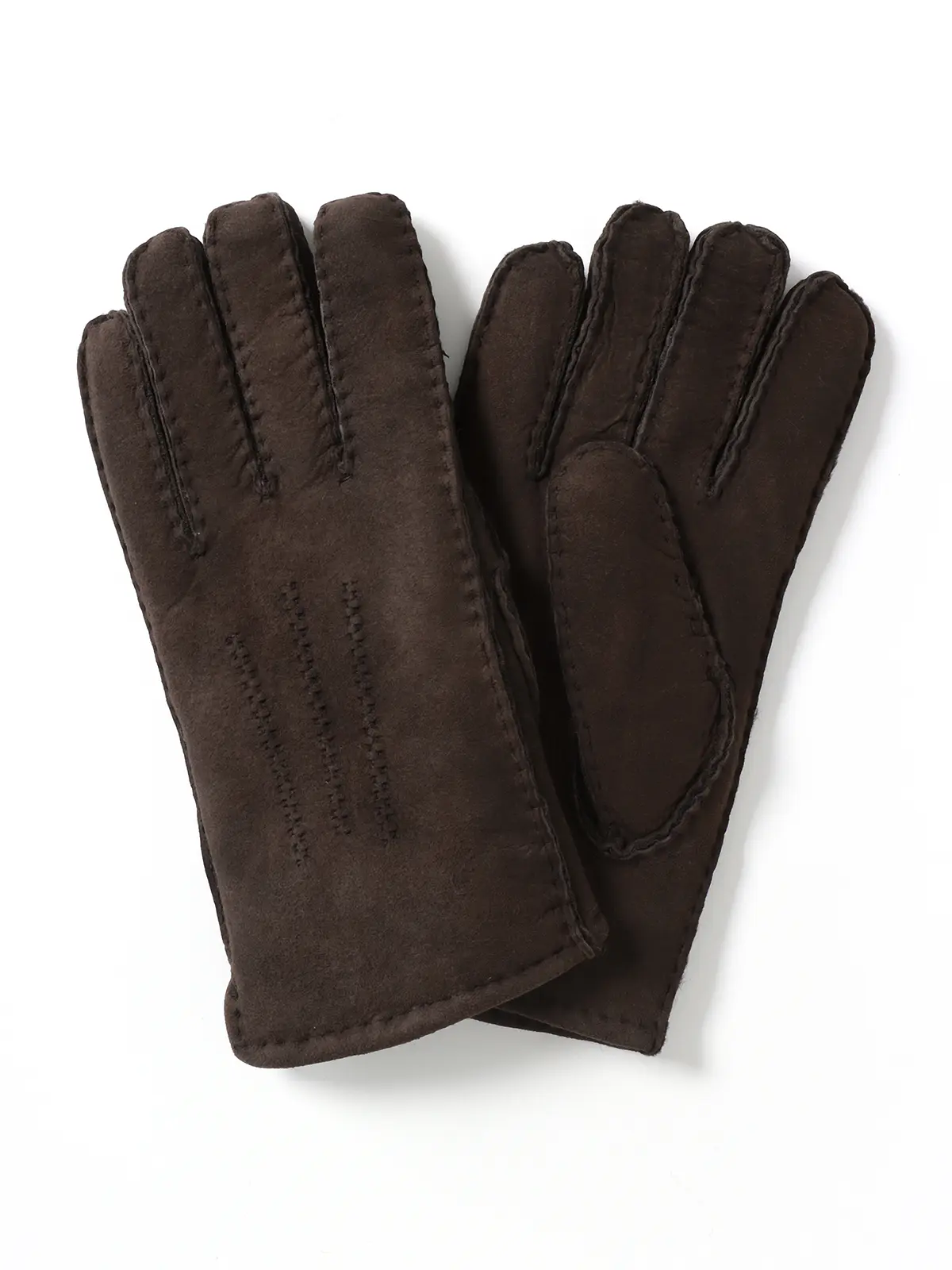 グローブ/Lloyd Footwear/シープスキンスウェード ブラウン M