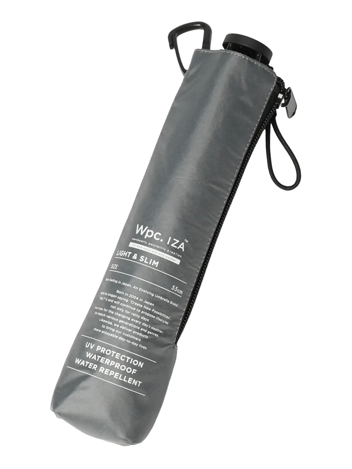 折り畳み傘／Wpc.／LIGHT&SLIM／晴雨兼用／UVカット／軽量／ZA007 グレー F