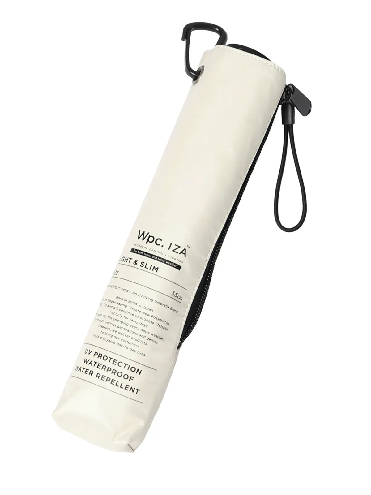 折り畳み傘／Wpc.／LIGHT&SLIM／晴雨兼用／UVカット／軽量／ZA007 オフホワイト F